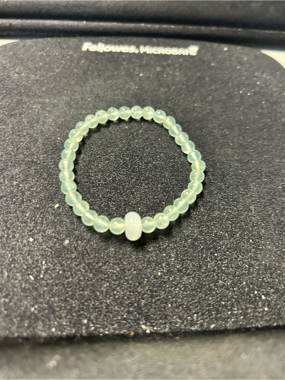 Peridot and white Jade Bracelet